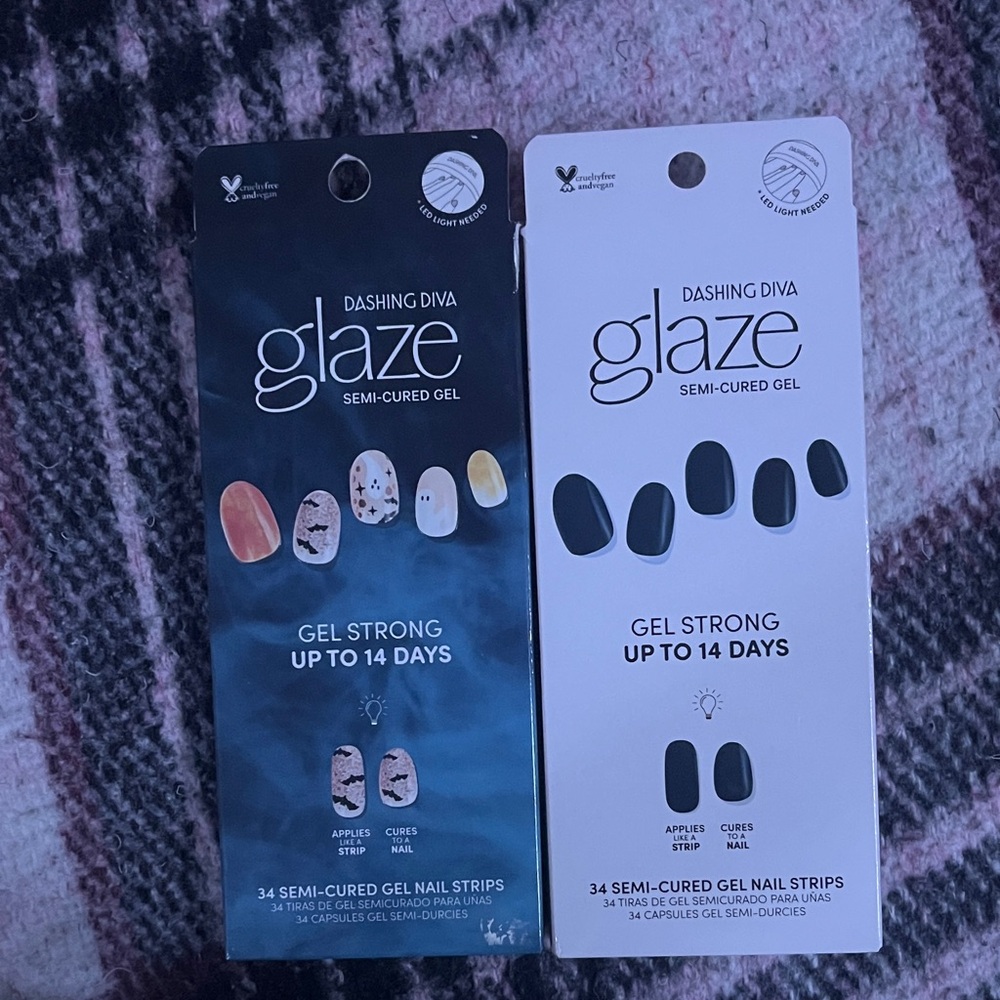 Glaze Semi-Cured Gel Nail Strips